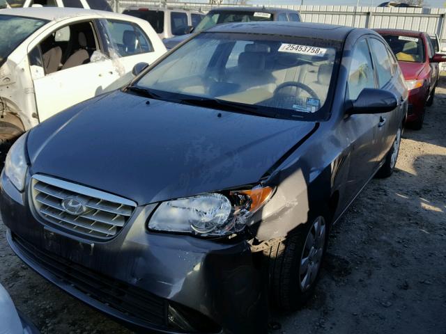 KMHDU46D88U275901 - 2008 HYUNDAI ELANTRA GL GRAY photo 2