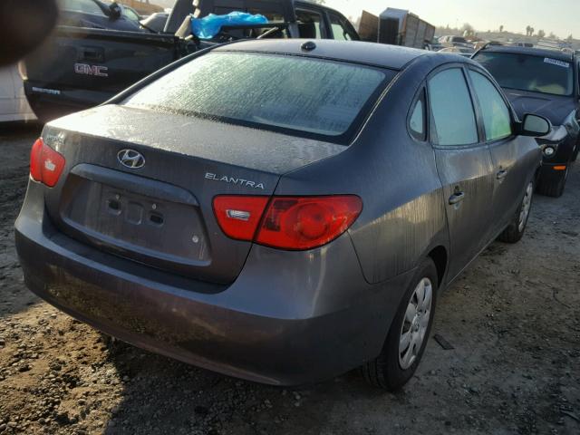 KMHDU46D88U275901 - 2008 HYUNDAI ELANTRA GL GRAY photo 4