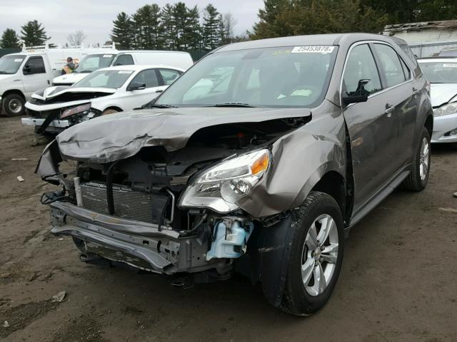 2CNALBEW2A6321319 - 2010 CHEVROLET EQUINOX LS GRAY photo 2