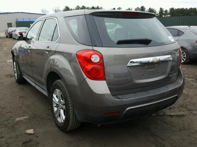 2CNALBEW2A6321319 - 2010 CHEVROLET EQUINOX LS GRAY photo 3