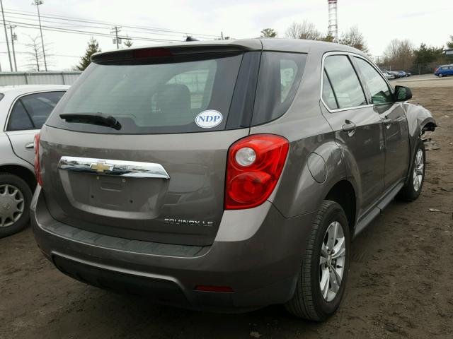 2CNALBEW2A6321319 - 2010 CHEVROLET EQUINOX LS GRAY photo 4