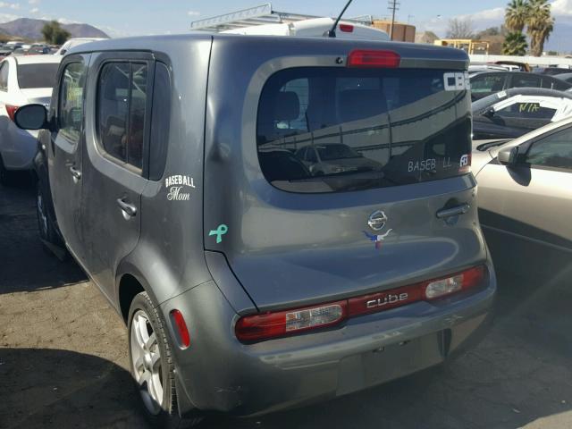 JN8AZ2KR2BT203981 - 2011 NISSAN CUBE BASE GRAY photo 3