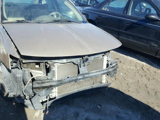 1G8AL55FX7Z179587 - 2007 SATURN ION LEVEL TAN photo 9