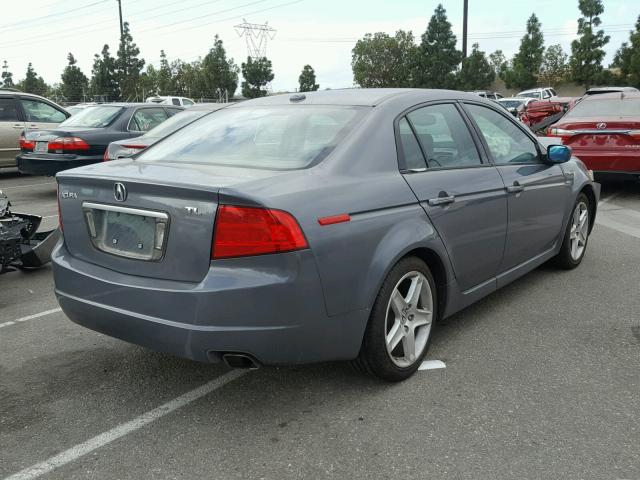 19UUA66294A068910 - 2004 ACURA TL GRAY photo 4