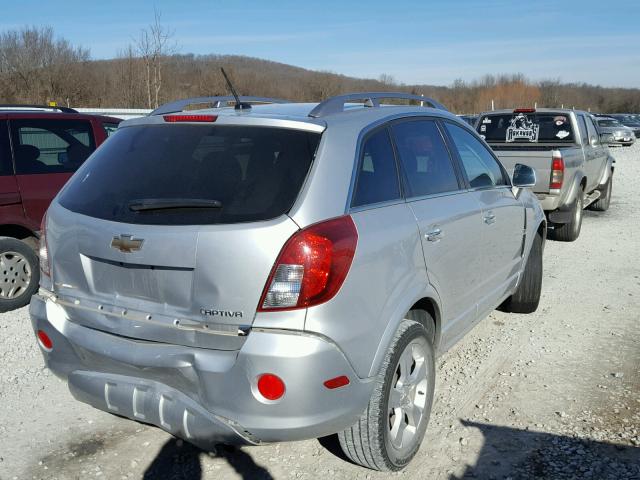 3GNAL3EK9ES623549 - 2014 CHEVROLET CAPTIVA LT SILVER photo 4