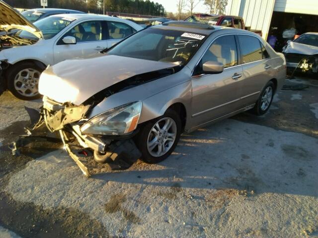 1HGCM56707A116498 - 2007 HONDA ACCORD EX TAN photo 2