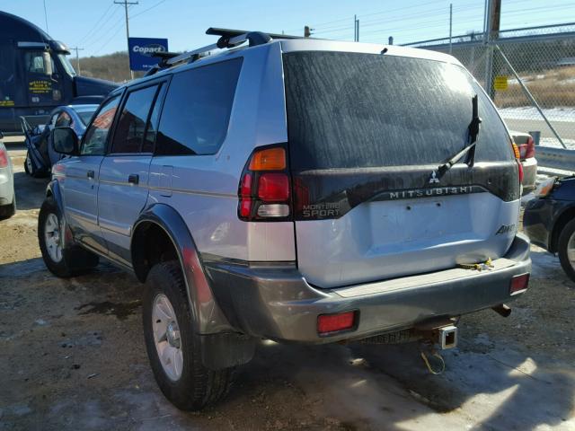 JA4MT31R54J007575 - 2004 MITSUBISHI MONTERO SP SILVER photo 3