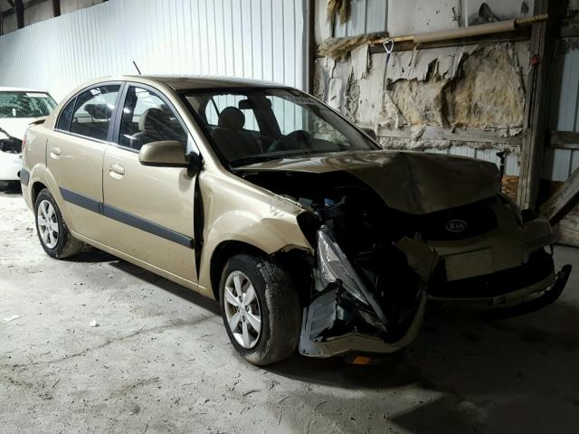 KNADE223396557756 - 2009 KIA RIO BASE GOLD photo 1