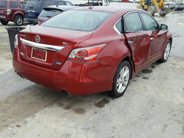 1N4AL3AP4EC161925 - 2014 NISSAN ALTIMA 2.5 MAROON photo 4