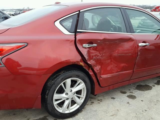 1N4AL3AP4EC161925 - 2014 NISSAN ALTIMA 2.5 MAROON photo 9