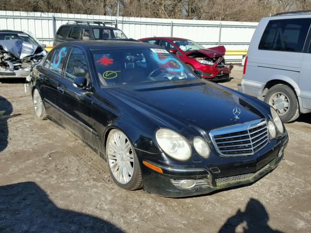 WDBUF72X07B008373 - 2007 MERCEDES-BENZ E 550 BLACK photo 1