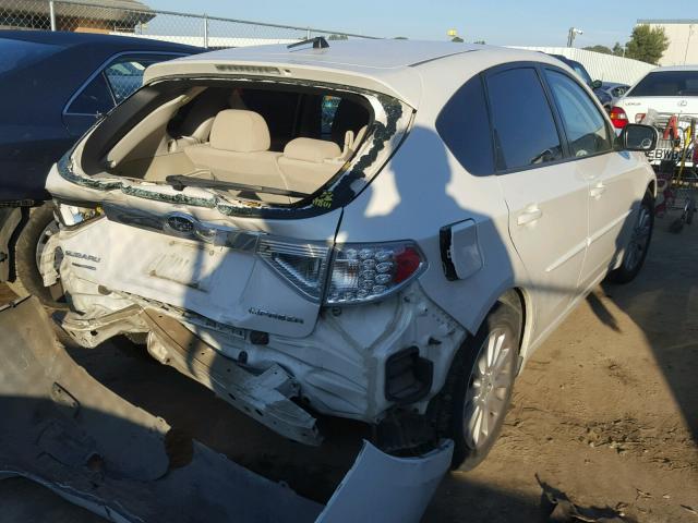 JF1GH6B67AH828597 - 2010 SUBARU IMPREZA 2. WHITE photo 4