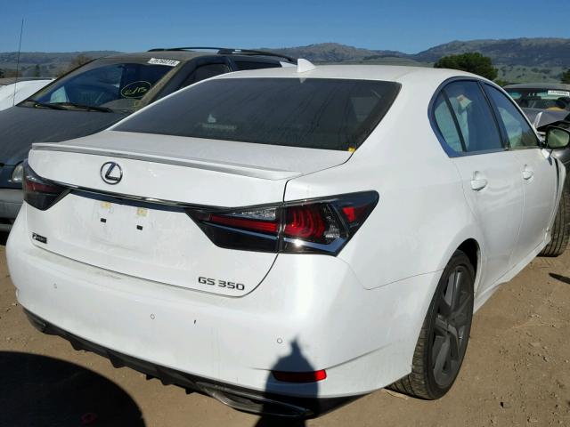 JTHBZ1BL2HA011274 - 2017 LEXUS GS 350 WHITE photo 4