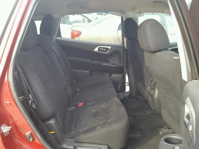 5N1AR2MM9DC685456 - 2013 NISSAN PATHFINDER RED photo 6