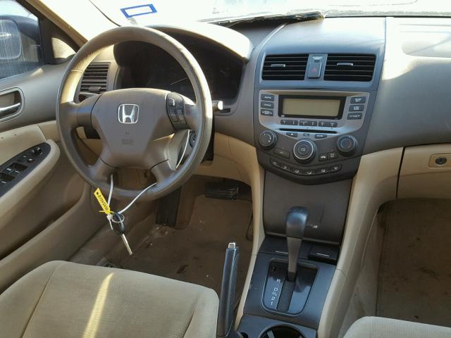 1HGCM56437A104285 - 2007 HONDA ACCORD LX WHITE photo 9