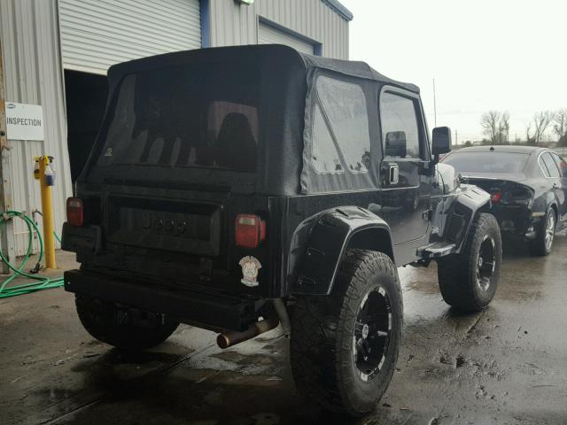 1J4FA49S7YP761866 - 2000 JEEP WRANGLER / BLACK photo 4