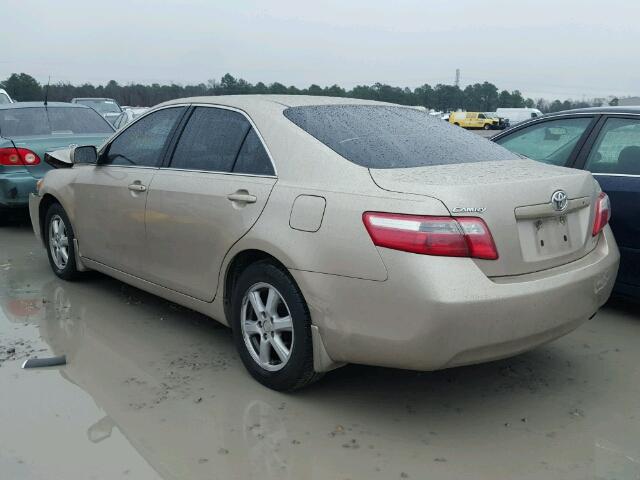 4T4BE46K87R001749 - 2007 TOYOTA CAMRY NEW GOLD photo 3