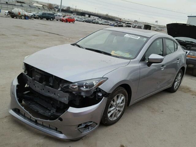 JM1BM1W78E1202884 - 2014 MAZDA 3 GRAND TO SILVER photo 2