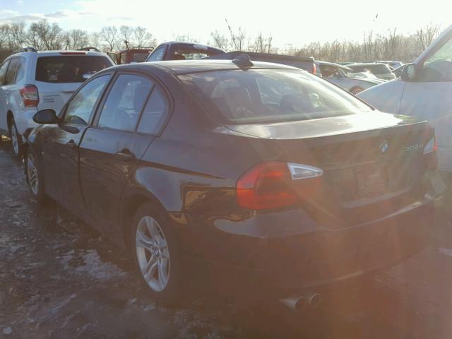 WBAVC73578KX91945 - 2008 BMW 328 XI SUL BLACK photo 3