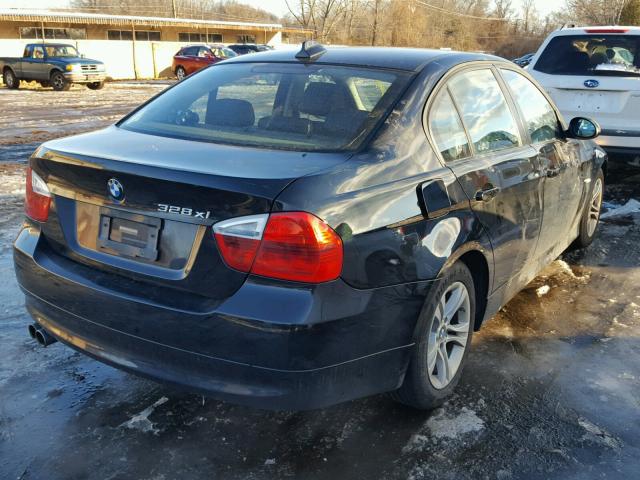 WBAVC73578KX91945 - 2008 BMW 328 XI SUL BLACK photo 4