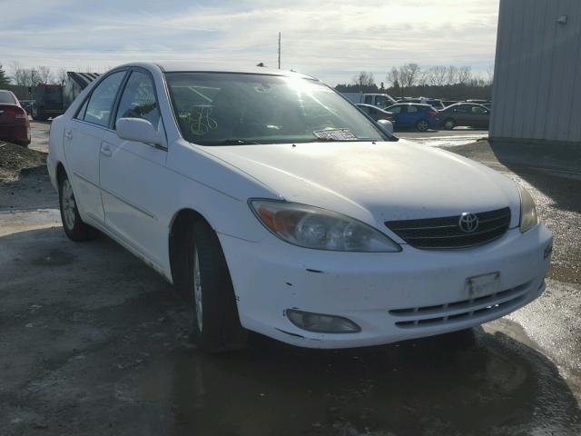 4T1BE30K13U203548 - 2003 TOYOTA CAMRY LE WHITE photo 1
