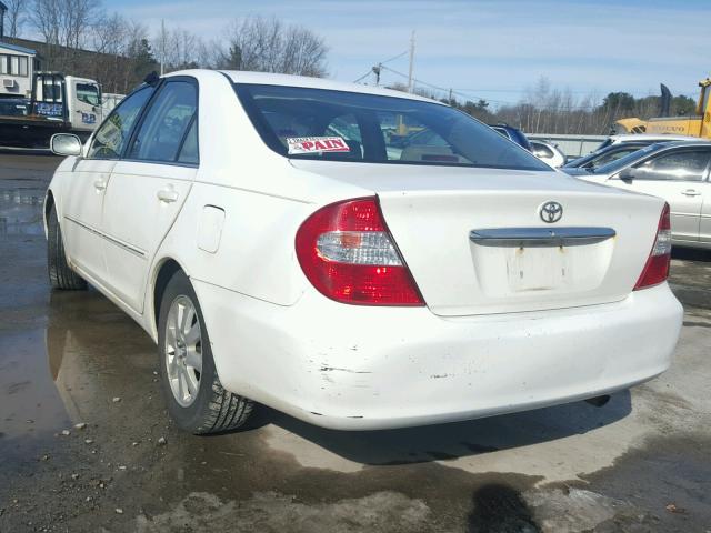 4T1BE30K13U203548 - 2003 TOYOTA CAMRY LE WHITE photo 3