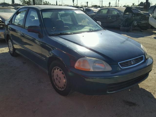 2HGEJ6628VH507456 - 1997 HONDA CIVIC DX GREEN photo 1