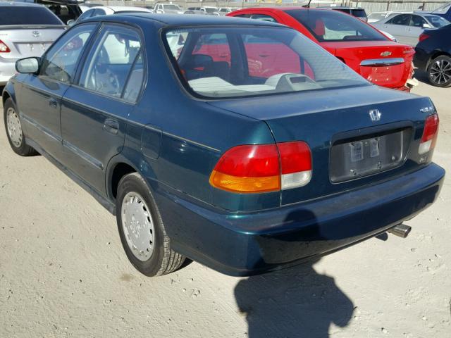 2HGEJ6628VH507456 - 1997 HONDA CIVIC DX GREEN photo 3