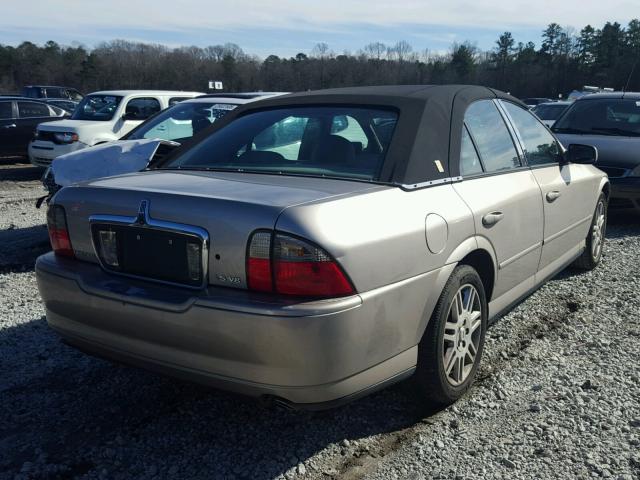 1LNHM87AX3Y673531 - 2003 LINCOLN LS BEIGE photo 4