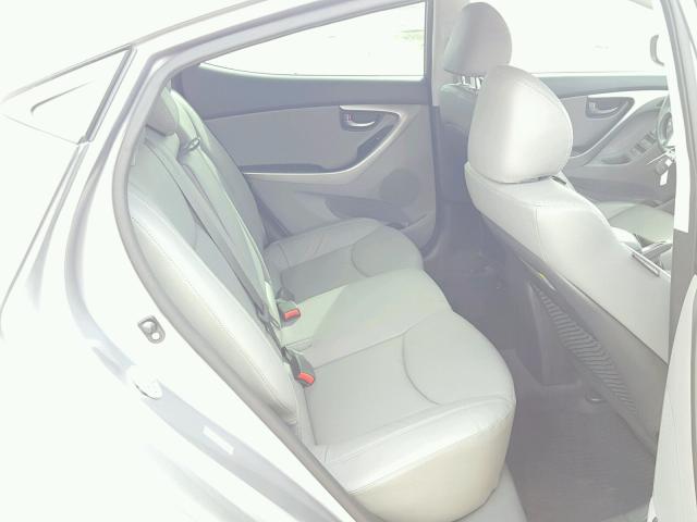 KMHDH4AE1DU923013 - 2013 HYUNDAI ELANTRA GL SILVER photo 6