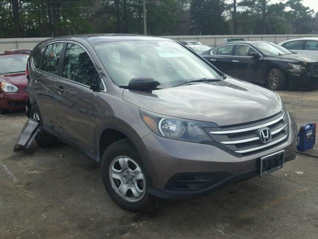 5J6RM3H3XDL035798 - 2013 HONDA CR-V LX GRAY photo 1