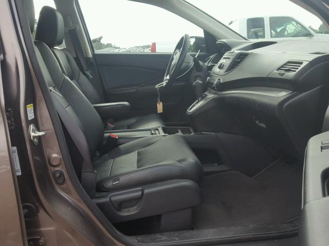 5J6RM3H3XDL035798 - 2013 HONDA CR-V LX GRAY photo 5