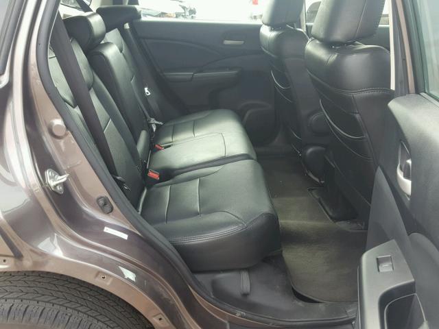 5J6RM3H3XDL035798 - 2013 HONDA CR-V LX GRAY photo 6