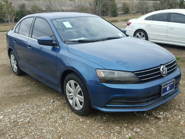 3VW2B7AJ1HM342338 - 2017 VOLKSWAGEN JETTA S 蓝色 照片 1