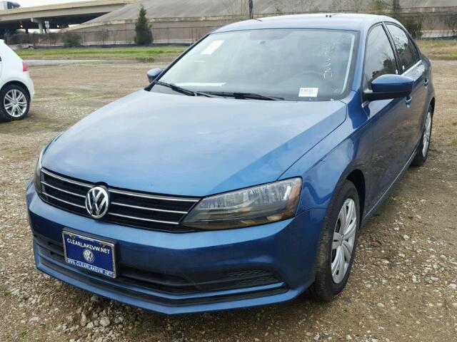 3VW2B7AJ1HM342338 - 2017 VOLKSWAGEN JETTA S 蓝色 照片 2