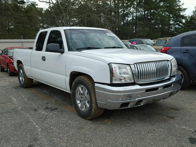 1GCEC19T45Z136876 - 2005 CHEVROLET SILVERADO WHITE photo 1