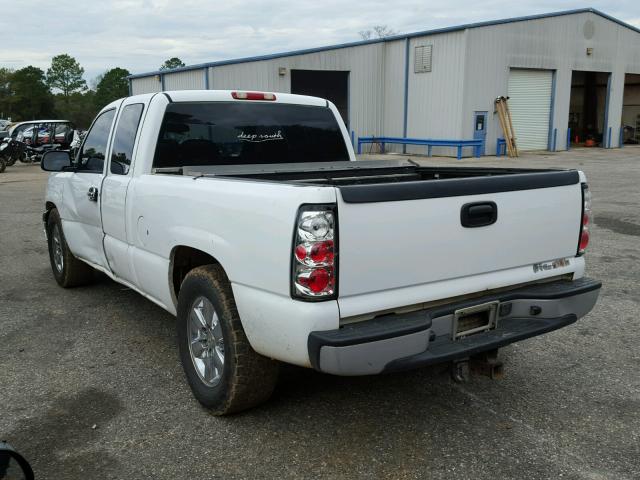 1GCEC19T45Z136876 - 2005 CHEVROLET SILVERADO WHITE photo 3