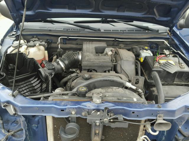 1GTDS136458184031 - 2005 GMC CANYON BLUE photo 7