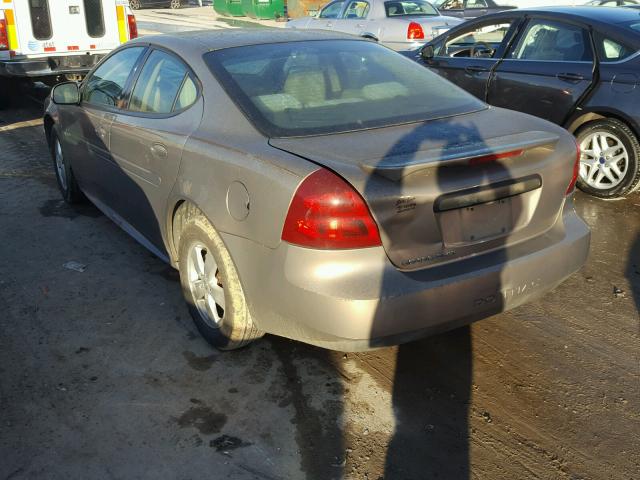 2G2WP552271168514 - 2007 PONTIAC GRAND PRIX Qəhvəyi foto 3