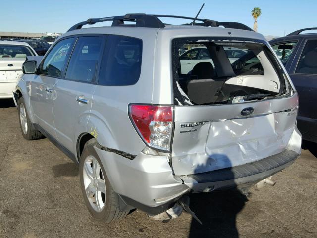 JF2SH6CC9AH908347 - 2010 SUBARU FORESTER 2 SILVER photo 3