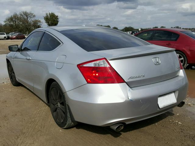 1HGCS22868A004485 - 2008 HONDA ACCORD EXL SILVER photo 3