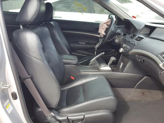 1HGCS22868A004485 - 2008 HONDA ACCORD EXL SILVER photo 5