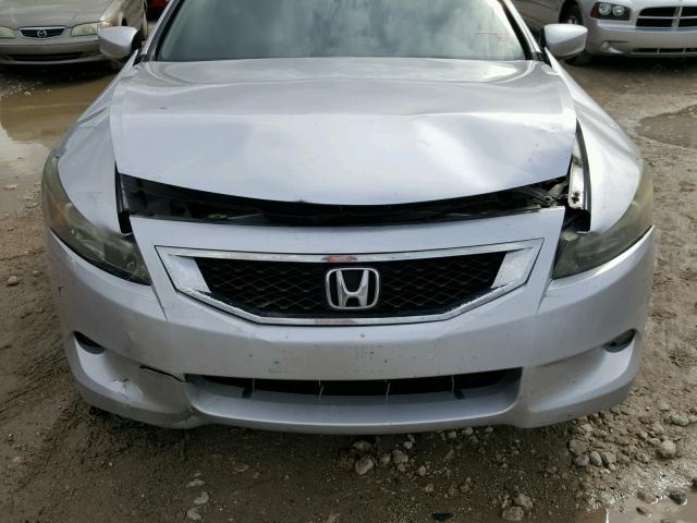 1HGCS22868A004485 - 2008 HONDA ACCORD EXL SILVER photo 9