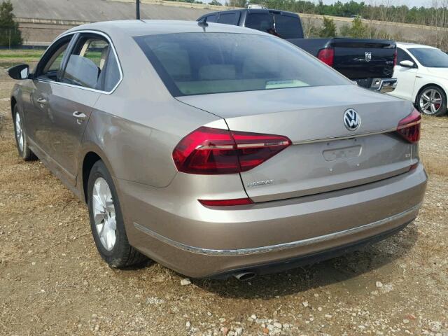 1VWAT7A32HC041640 - 2017 VOLKSWAGEN PASSAT S თაფლისფერი ფოტო 3