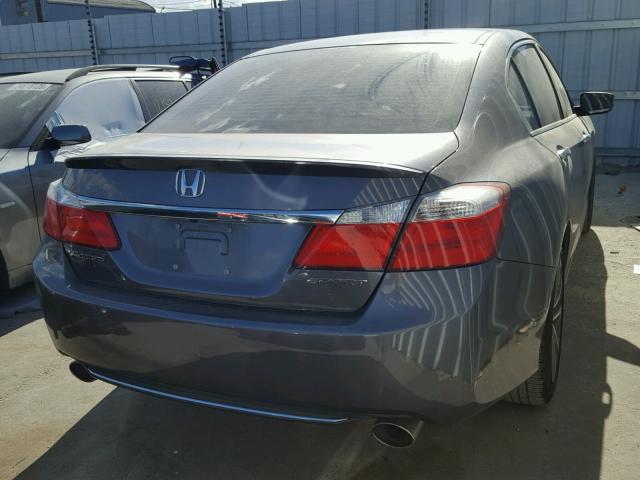 1HGCR2F59FA227550 - 2015 HONDA ACCORD SPO GRAY photo 4