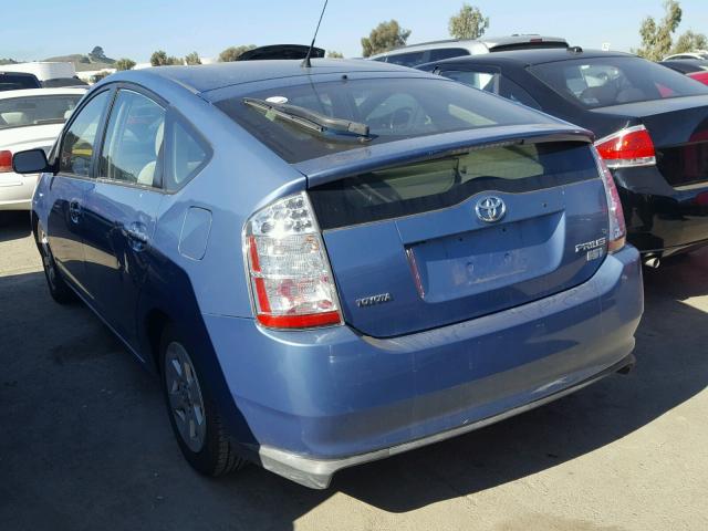 JTDKB20U367070416 - 2006 TOYOTA PRIUS BLUE photo 3