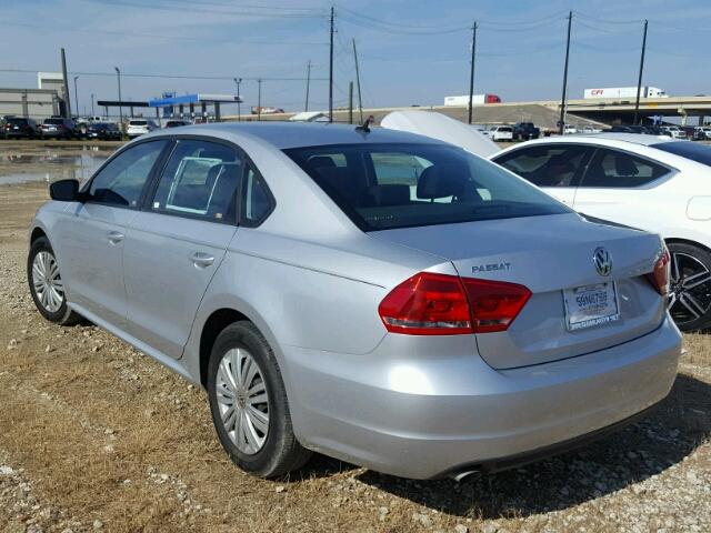 1VWAS7A32FC062696 - 2015 VOLKSWAGEN PASSAT S ვერცხლისფერი ფოტო 3