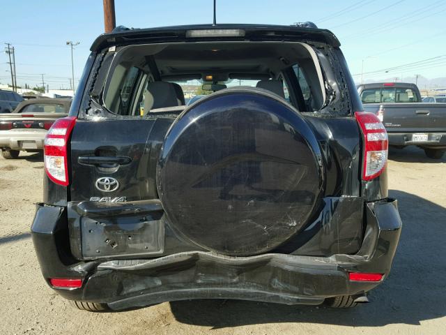 2T3BF4DVXCW192113 - 2012 TOYOTA RAV4 BLACK photo 9