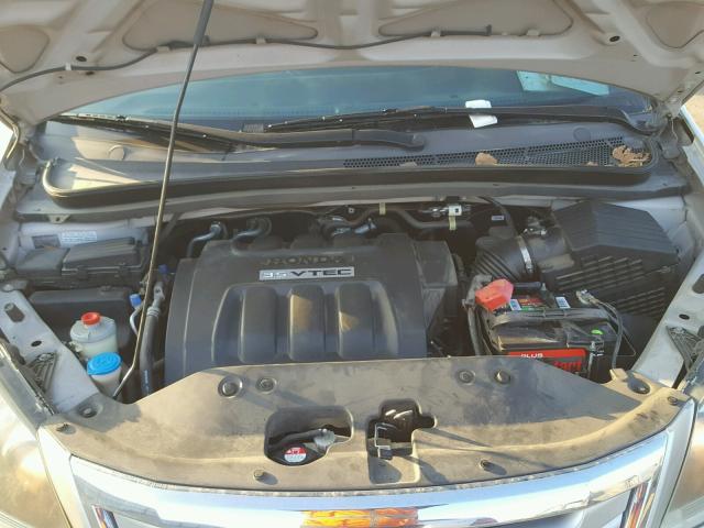 5FNRL38238B115632 - 2008 HONDA ODYSSEY LX BLUE photo 7