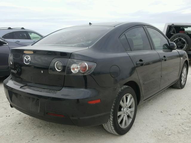 JM1BK12F371683892 - 2007 MAZDA 3 I BLACK photo 4